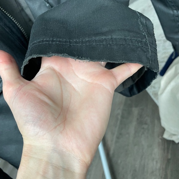 Buffalo David Bitton Black Waxed Cotton Jacket – Size Mens Medium - Picture 10 of 12